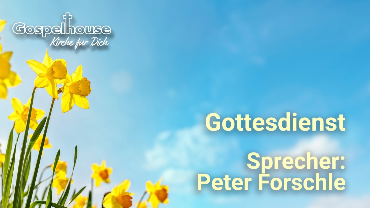 Gottesdienst am Sonntag 14.05.2023, 10:00 Uhr - YouTube