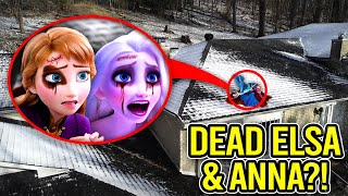 DRONE CATCHES ELSA & ANNA IN REAL LIFE!! (FROZEN MOVIE)