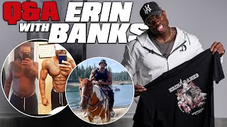 GET TO KNOW ERIN BANKS | 2022 MEN&#39;S PHYSIQUE OLYMPIA CHAMPION | MY BIGGEST OPPONENT IS...