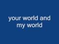 your world and my world - albert hammond