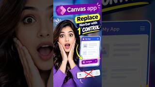 Simple navbar #shorts #powerapps #canvasapp #powerplatform #youtubeshorts #navbar #ui