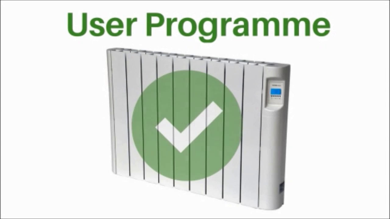 How To Set A User Programme On Your Futura Electric Oil Filled Radiator -  YouTube