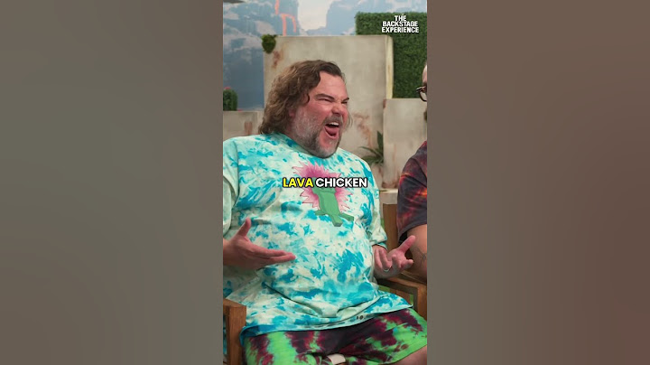 Jack Black on how he wrote Hot Lava Chicken😂 || #jackblack #jasonmomoa #minecraftmovie #interview