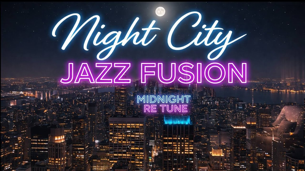 Night City Jazz Fusion || Cinematic Jazz Night Ambience | Midnight Re Tune