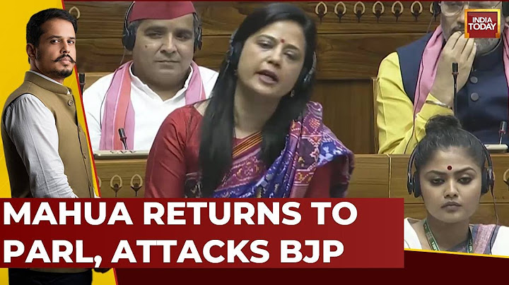 Mahua Moitra Returns To Parliament, Attacks BJP, Says Modi Sarkar Is 'Unstable Government'