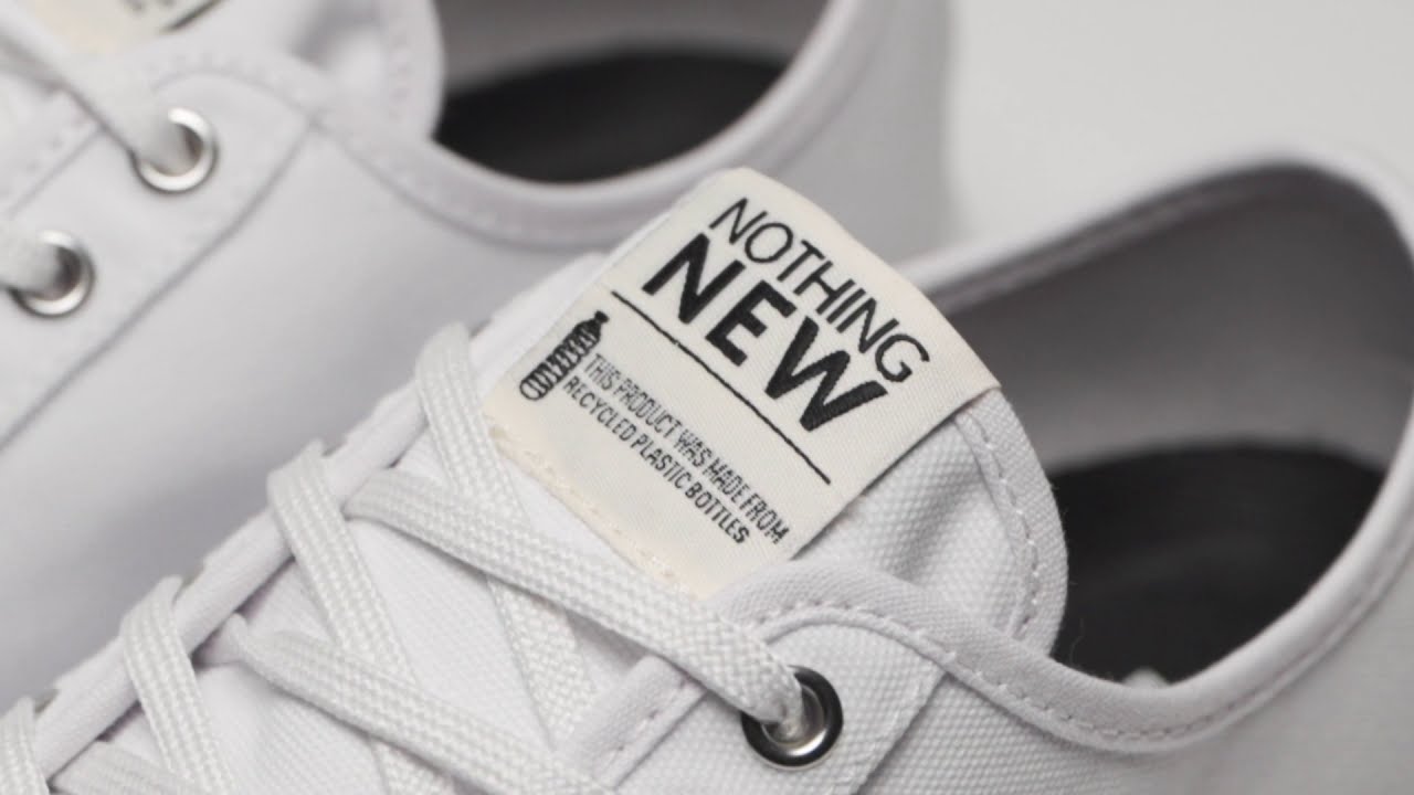 An Up Close Look At Our White Low Top Sneaker! 100% Eco-Friendly & Sustainable!