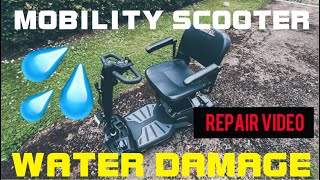 Mobility Scooter COMPLETELY DEAD 💀 Fixing a WATER DAMAGED 💦 Mobility Scooter | Tutorial Repair Video
