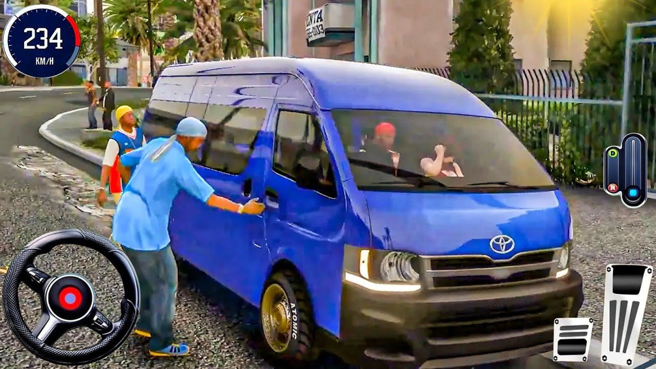 Van Driving Game Van Game - Real Offroad MiniBus Driving - Bus Game Android Gameplay