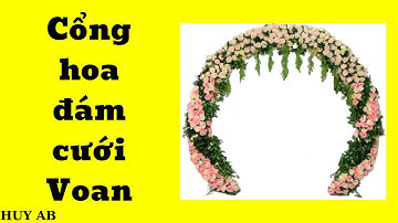 Giới thiệu cổng hoa, cổng đám cưới, cổng rạp mẫu C35 | HUY AB