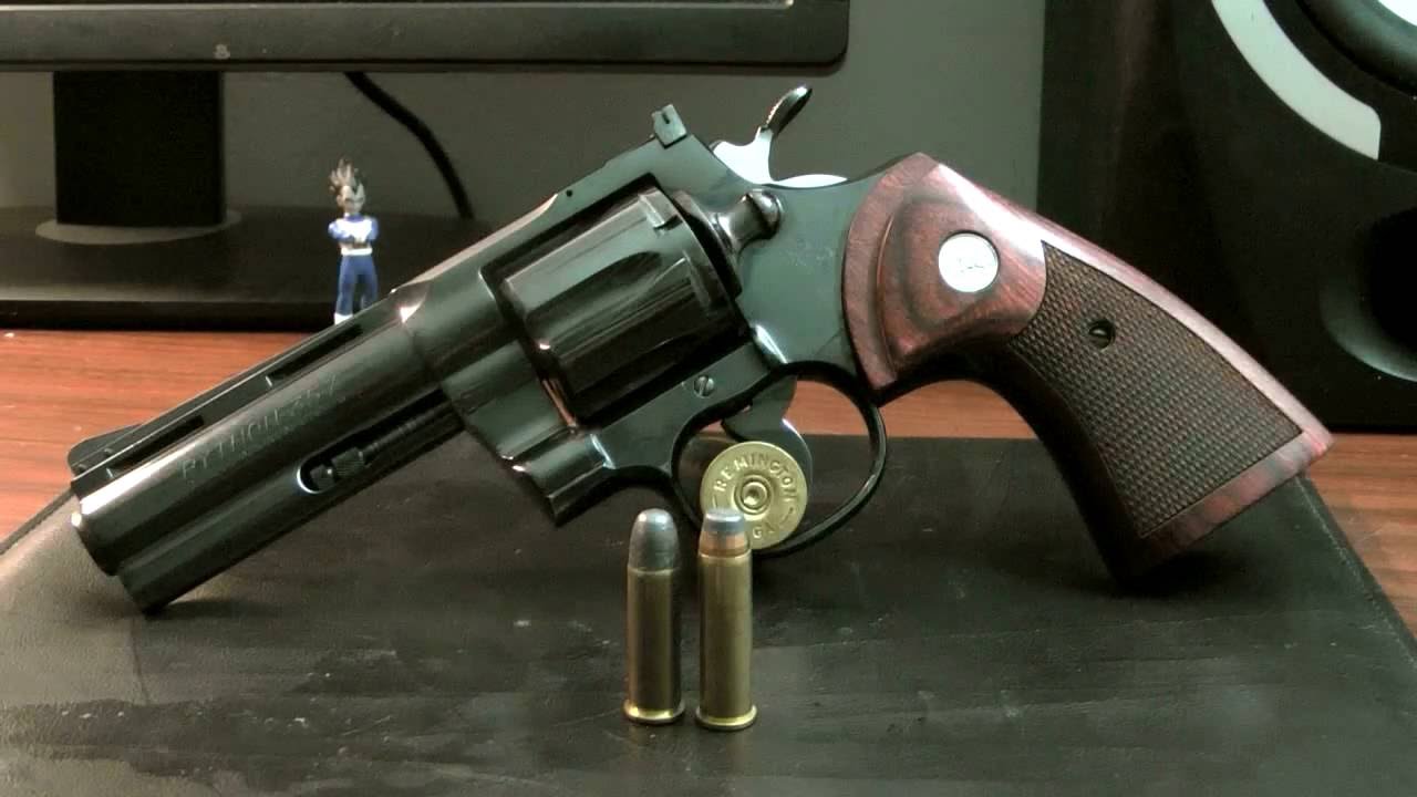 実銃射撃31】38スペシャルと357マグナムのマズルジャンプ - YouTube