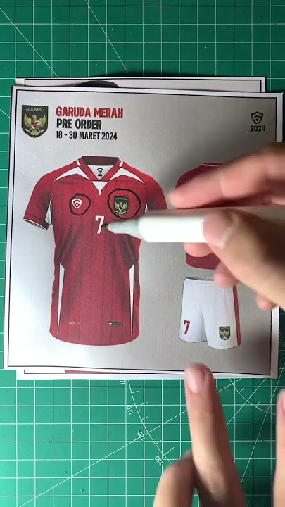 JERSEY TIMNAS INDONESIA TERBARU 2024 #art #shorts