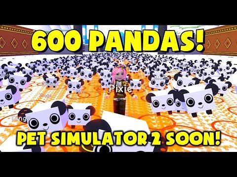 600 Pandas Pet Sim 2 Soon Pet Simulator Youtube - sinan koÃ§ali roblox pet simulator