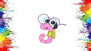 Eva Minhoca L Bob Zoom Personagens L Desenho Animado L Desenho Para Crianças.