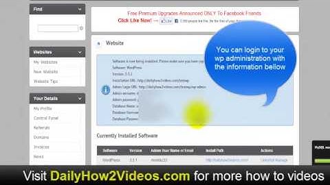How to install wordpress form cpanel