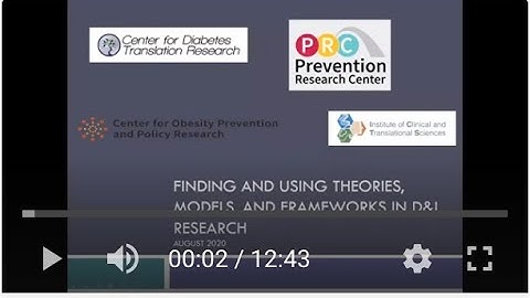 Dr. Rachel Tabak, Introduction to D&I Theories and Frameworks