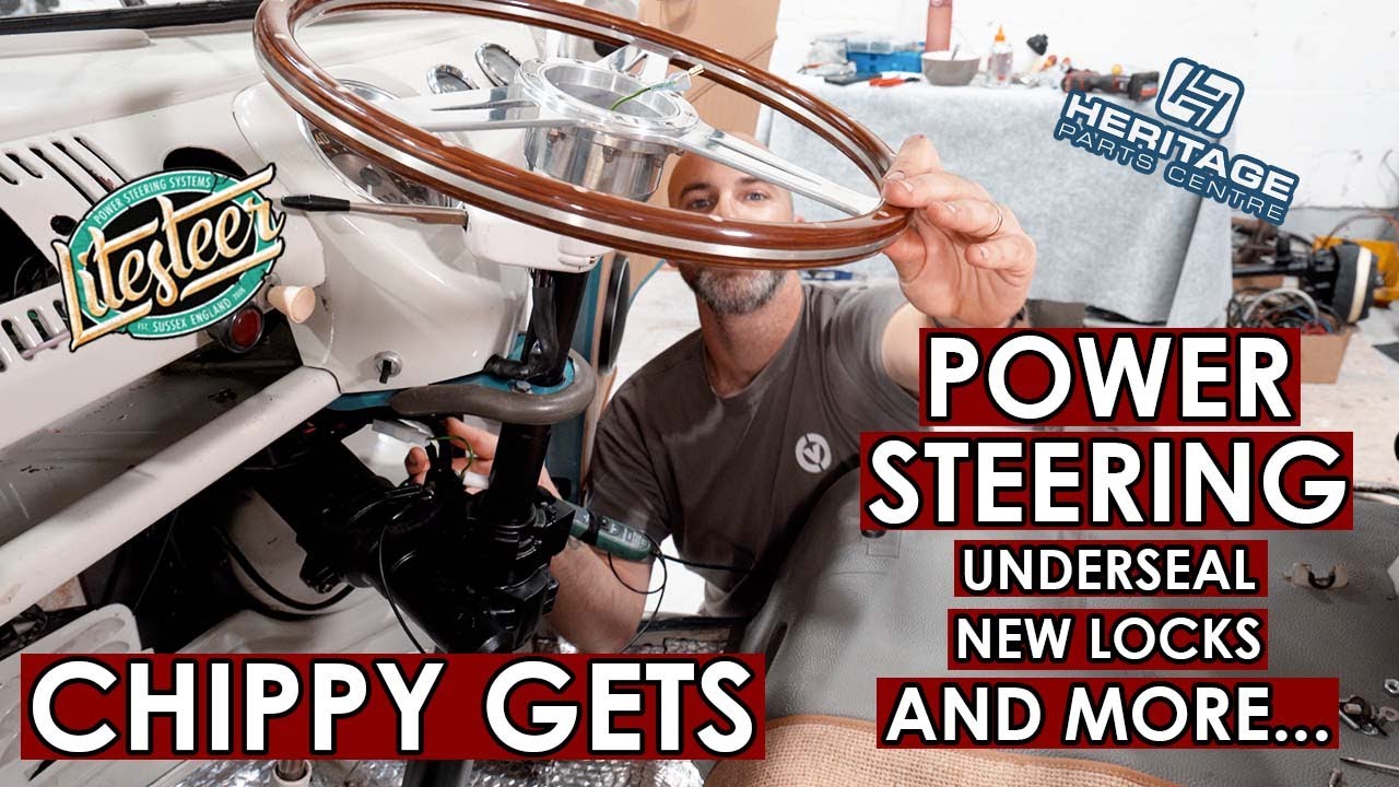 HOW TO FIT POWER STEERING TO A VW T1 SPLIT SCREEN CAMPER, and rebuild