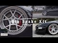 300zx Big Brake Kit Install [DIY 18z 6 Piston Brembo Calipers]