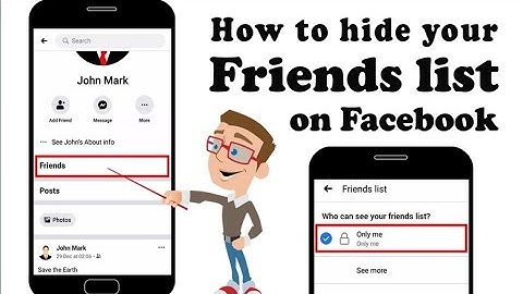 How to Hide Facebook Friends List  (Easy) On Mobile (Android or iPhone)