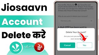 jiosaavan account delete kaise kare | How to delete JioSaavn account