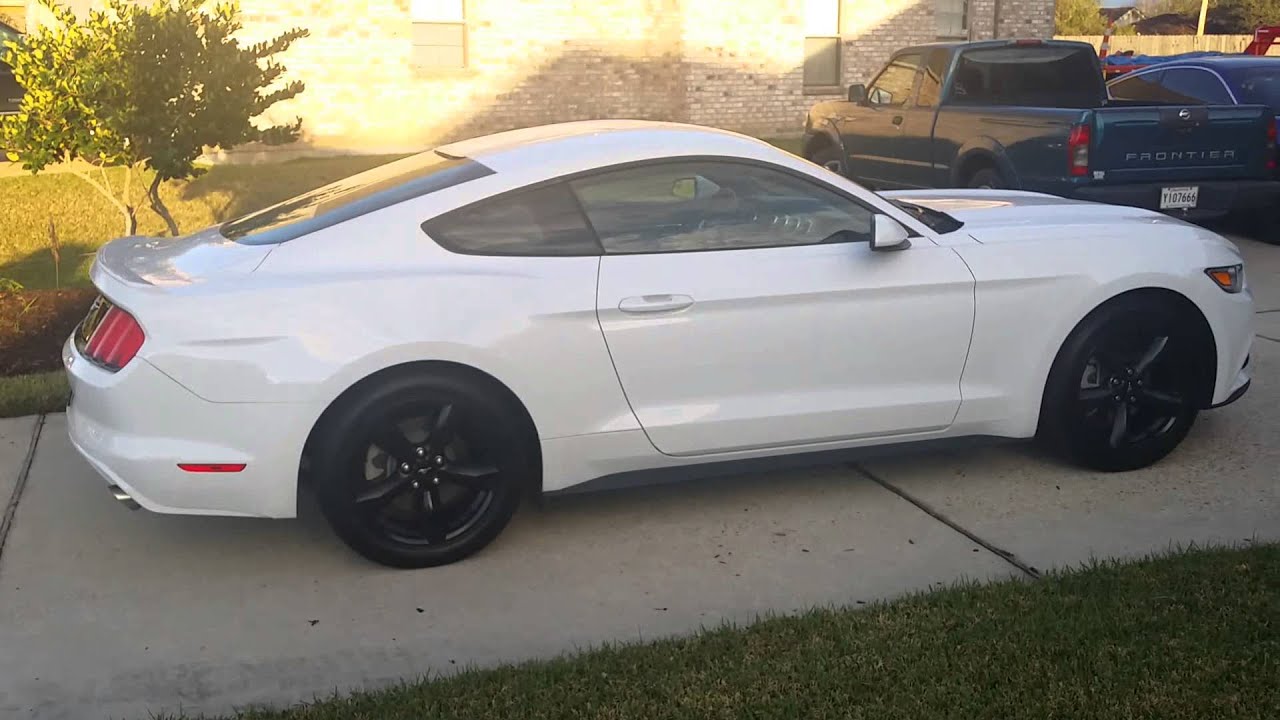 2015 Mustang W Black Rims Youtube
