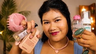 ASMR | Getting You Ready For Bed 💤 (Layered Sounds, Tapping, Personal Attention, Scalp Massage)