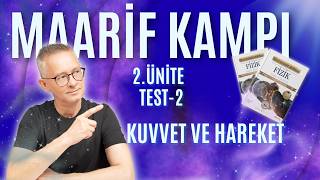MAARİF FİZİK KAMPI 2.ÜNİTE TEST-2 ÇÖZÜMLERİ |BİLGİ SARMAL YAYINLARI |FİZİKLE BARIŞ