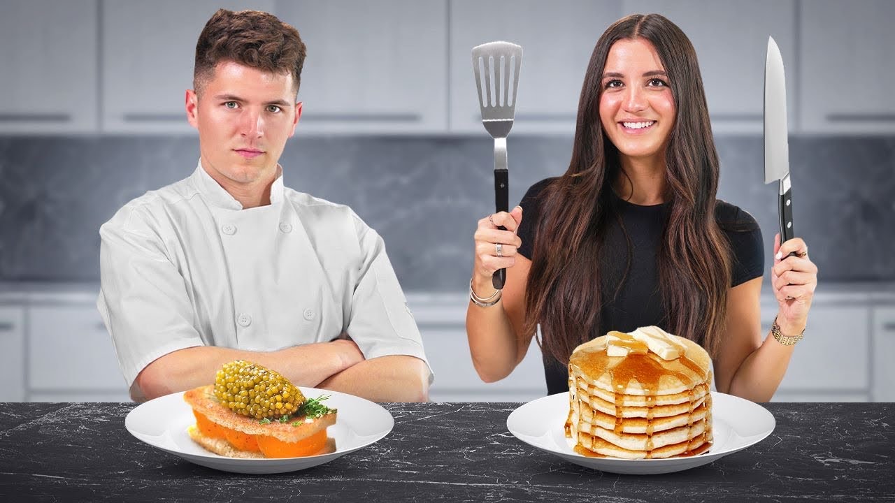 ⁣Cooking Challenge vs My Girlfriend