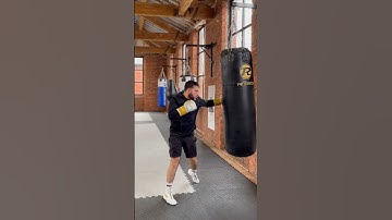 Basic Heavy Bag Drills #boxing #boxingtips #heavybagworkout