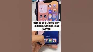 Use Reachability in iPhone with No Home Button | #iphone #reachability #homebutton