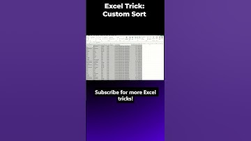 Sort EXACTLY How You Want in Excel! (Custom Sort Trick) 🎯 | Lazy Analyst