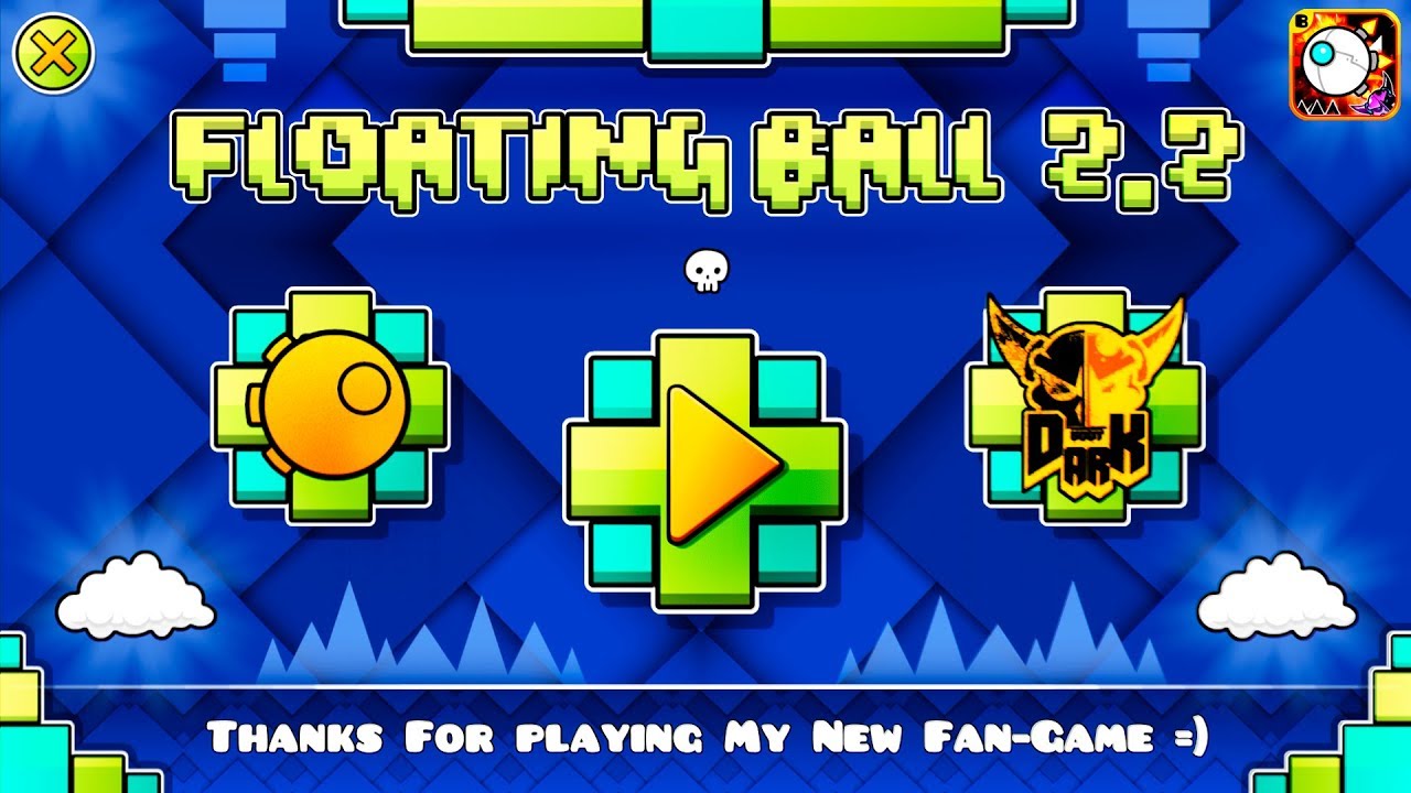 NEW FLOATING BALL 2.2 GAME (REVIEW) - [GAME  REMAKE] - Fan Game