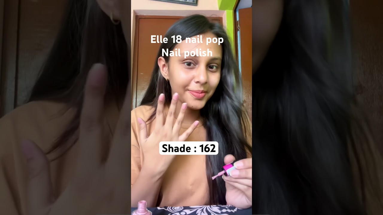 Elle 18 nail pops nail polish shade 163 