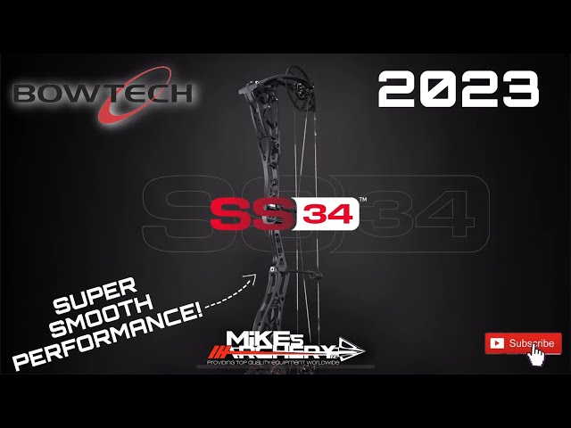Arc à Poulies Bowtech SS34 - Main Droite 60 Lbs - Allonge 26-31,5 Pouces - Noir - Neuf Sous Emballage