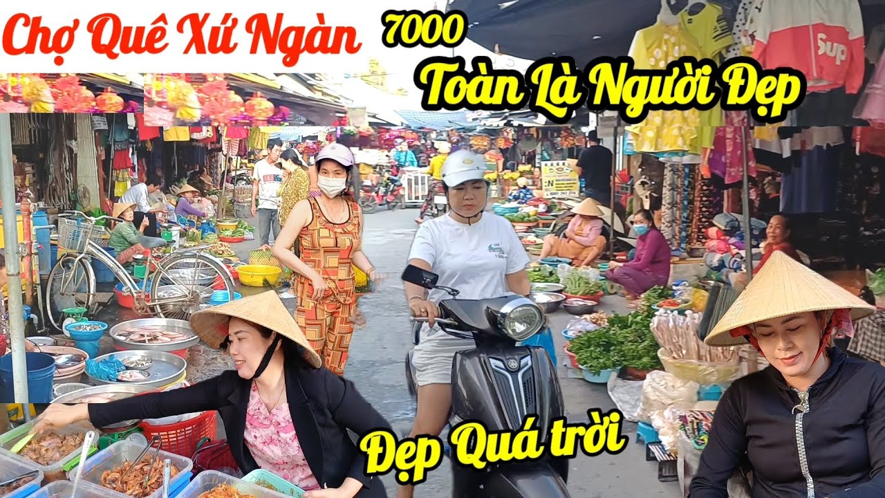 Gặp nhiều chị gái muốn tìm Chồng - Chợ Bảy Ngàn- Hậu Giang bán nhiều tôm cá Đặc Sản Thiên Nhiên 