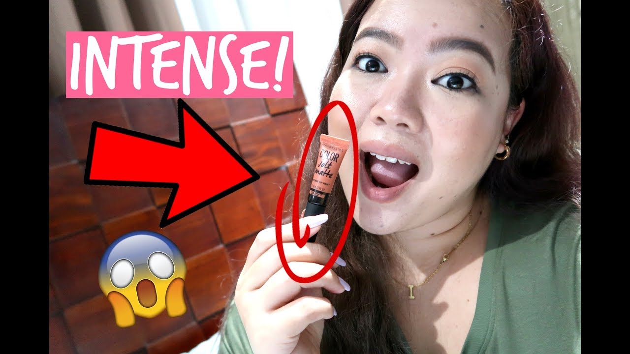 BONGGA O KALOKA?! Maybelline Color Jolt Intense Matte Lip Paint