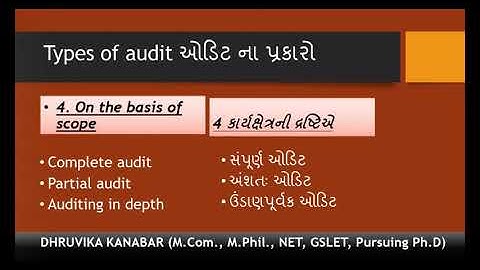 AUDITING, Sem 5, Lecture 2 11, Prof  Dhruvika Kanabar, AKDMC