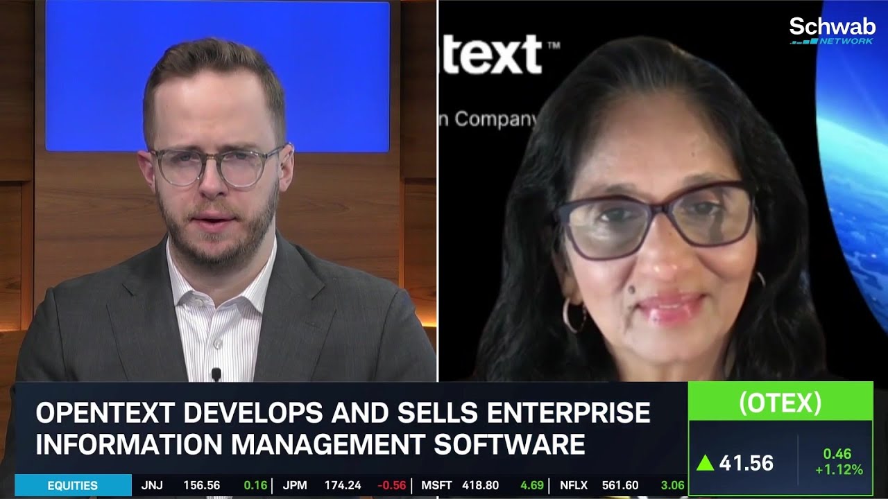 Steve Rai Opentext OpenText (OTEX) CFO On Earnings, Cloud, & A.I. - YouTube