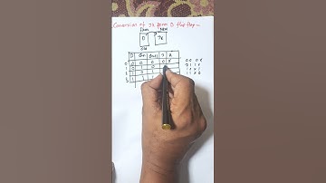 JK Flip Flop naar D Flip Flop Conversie in Digitale Elektronica | JK NAAR D | #Flip-Flops #shorts