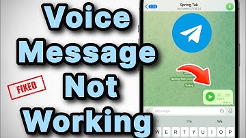 Telegram Voice Message not Working on iPhone: Fix