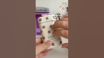 Refill my wild deodorant w/ me!!🫧🧺🥥🍦 || #preppywpaypay #skincare #wild #fypッ #blowup