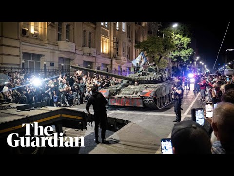 Crowds Cheer Wagner Fighters As They Leave Rostov-On-Don