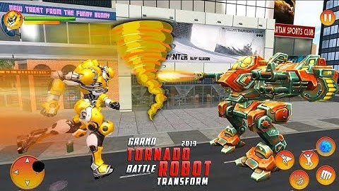US Robot Car Transform : Grand Tornado Robot Simulator| Android Gameplay