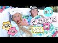 24 STUNDEN IM POOL BFF SLEEPOVER CHALLENGE | MaVie Noelle Family