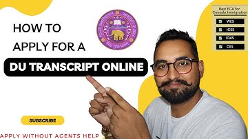 How to Apply for a DU Transcript Online - DU Transcript Application Guide 2022