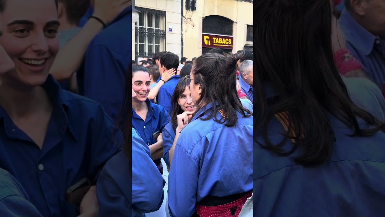 Vibrant Moments with Els Castellers de Barcelona in Gràcia | Catalan Tradition 2024