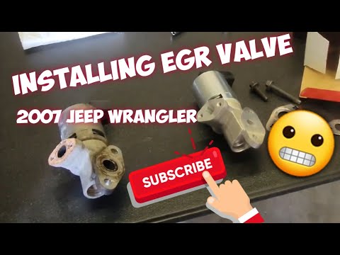 How to: Install EGR Valve 2007 Jeep Wrangler - YouTube