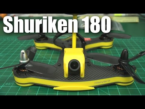 On the bench:  The Shuriken 180 miniquadcopter