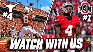 Watch With Us: Texas vs Ohio State LIVE Reactions! | Steve Sarkisian | Arch Manning | Jeremiah Smith