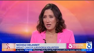 Ktla Weekend Mornings Segment Susan G Komen More Than Pink Walk