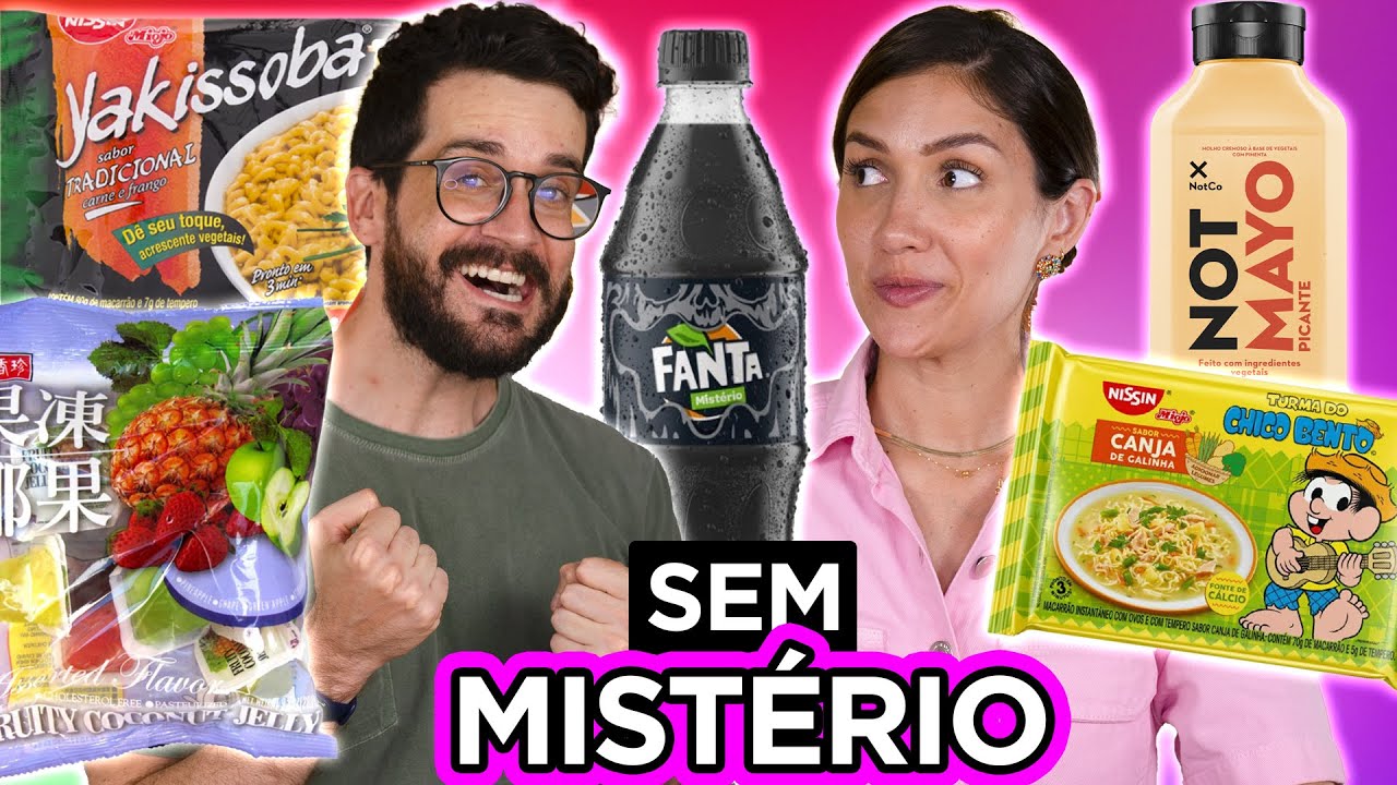 PROVANDO GULOSEIMAS do MERCADO, MIOJOS, FANTA MISTÉRIO, MAIONESE VEGANA, GELATINA JAPONESA...